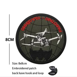 Parches tácticos bordados Dron – Insignia serie Rusia para mochila
