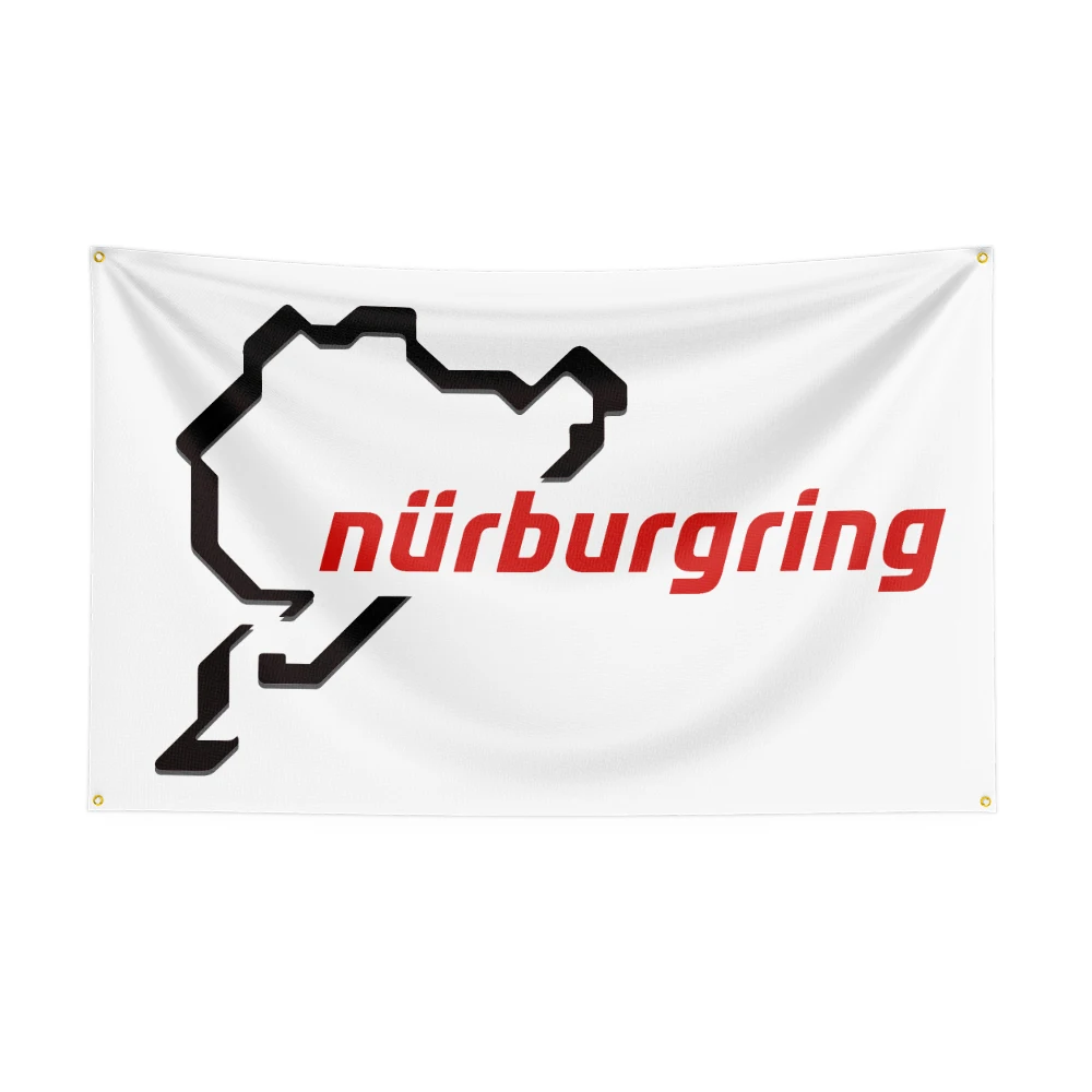 Bandera Nürburgring carreras para decoración de pared interior