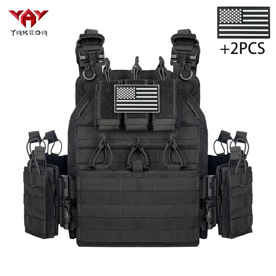 YAKEDA camiseta táctica sin mangas modular ripstop resistente al desgaste