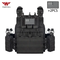 YAKEDA camiseta táctica sin mangas modular ripstop resistente al desgaste