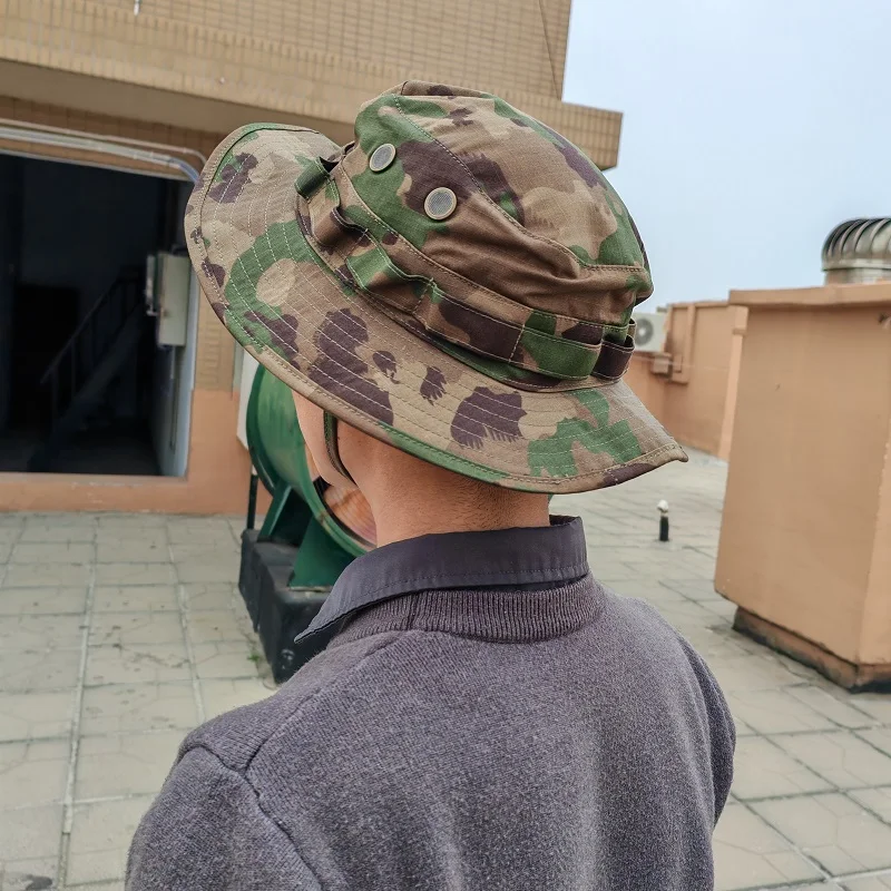 Sombrero Benni Táctico MARPAT Suizo – Boonie Hat Transpirable con Protección Solar