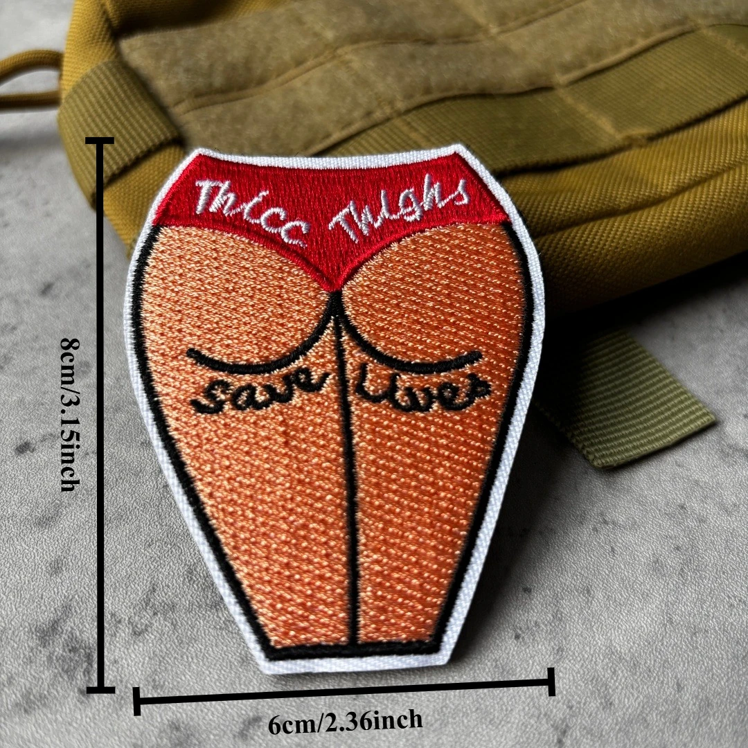 Parche táctico bordado punk biker moral con velcro para mochila - imagen 2