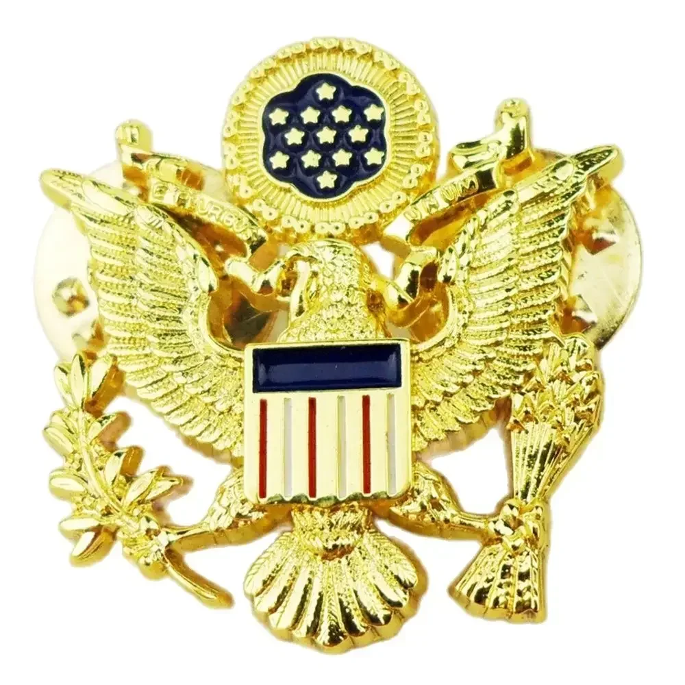 Pin militar águila Ejército de EE. UU. Segunda Guerra Mundial - imagen 4