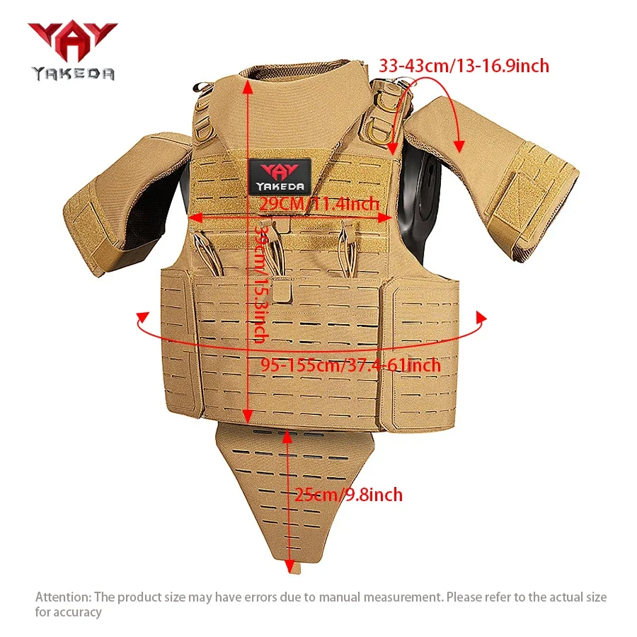 YAKEDA Chaleco táctico ripstop transpirable para aire libre y monte - imagen 4