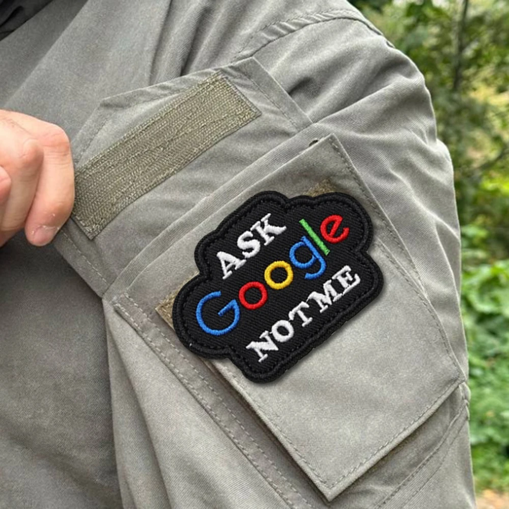 Parche táctico bordado fun NO me – con velcro y gancho para mochila - imagen 5