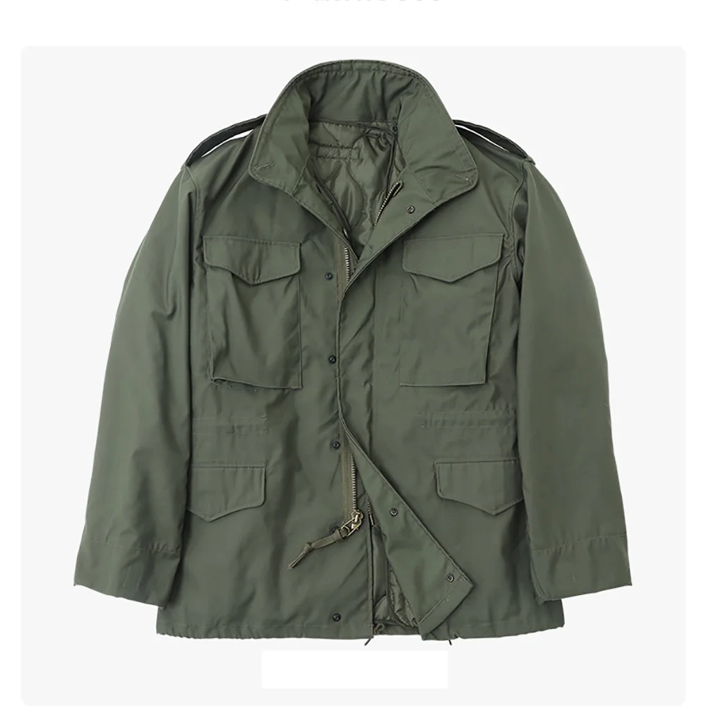 Abrigo de campo M65 chaqueta militar II Guerra Mundial hombre exterior