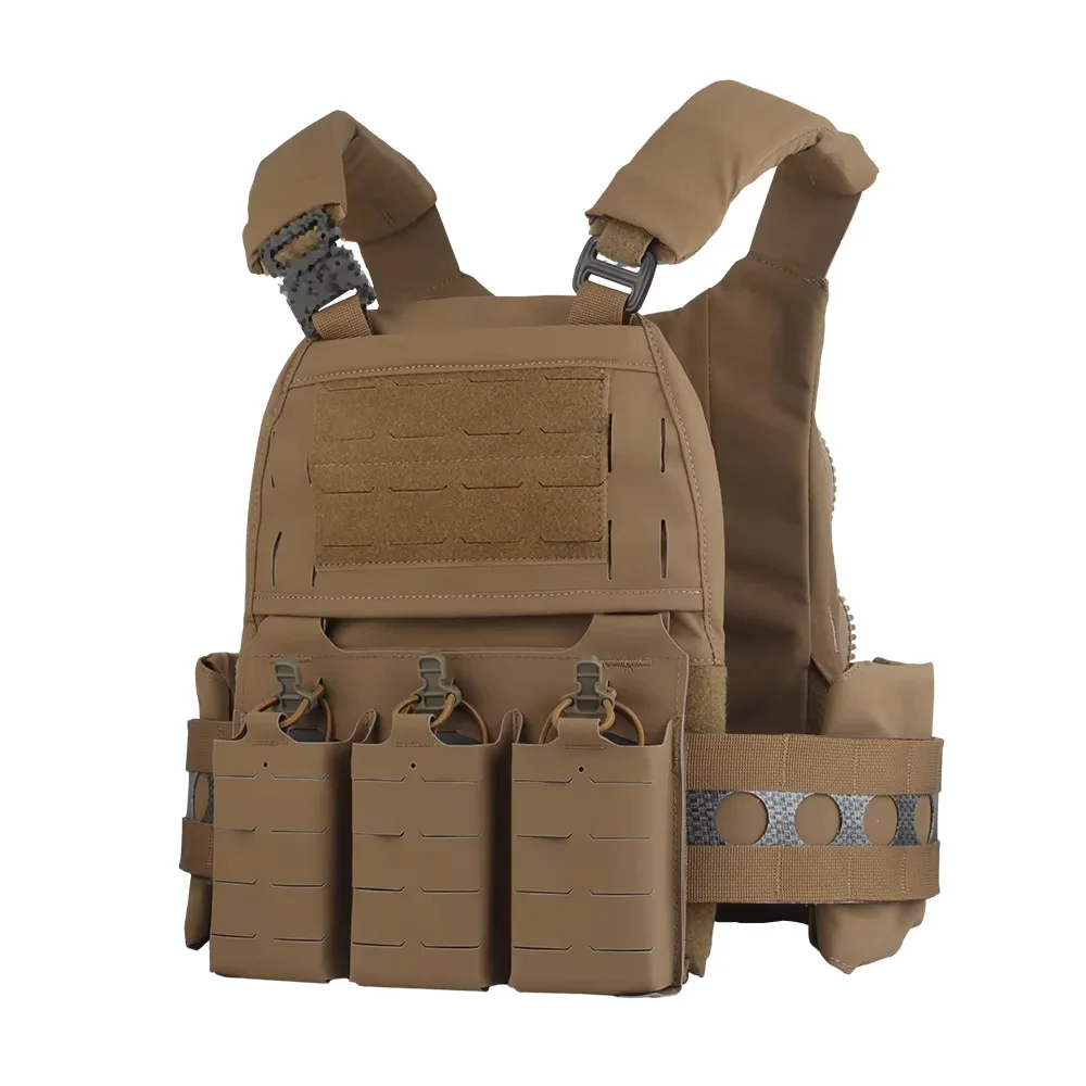 Chaleco táctico portaplacas V5 FCPC con sistema MOLLE – Airsoft y caza - imagen 2