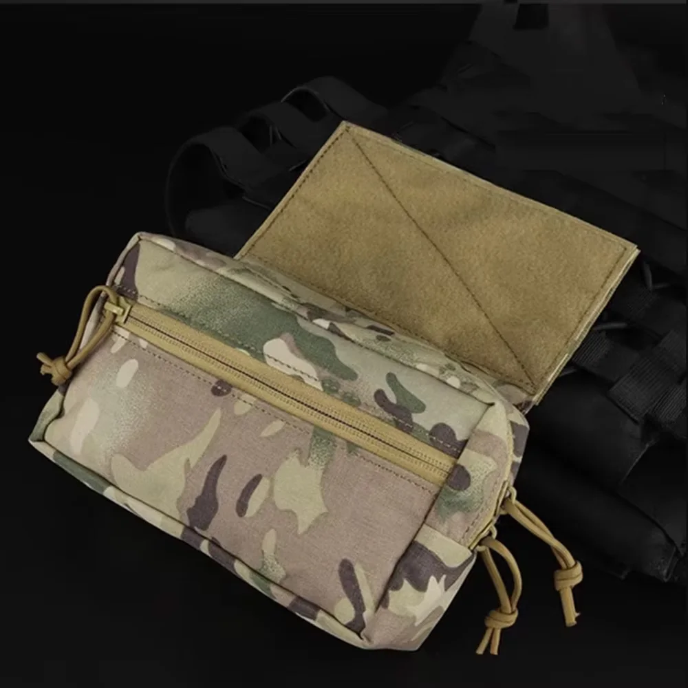 Bolsa táctica colgante MOLLE para portaplacas con riñonera - imagen 3