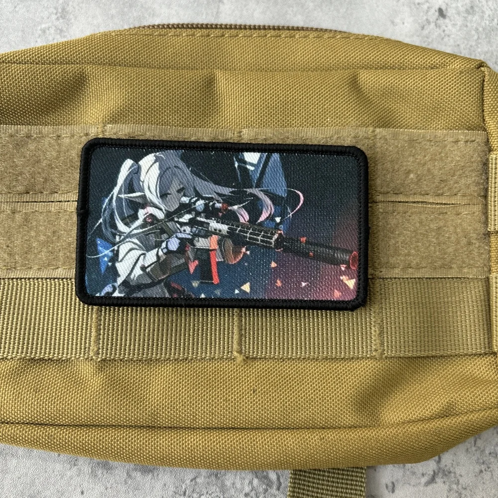 Parche táctico velcro con diseño anime – Para chaleco o mochila - imagen 5