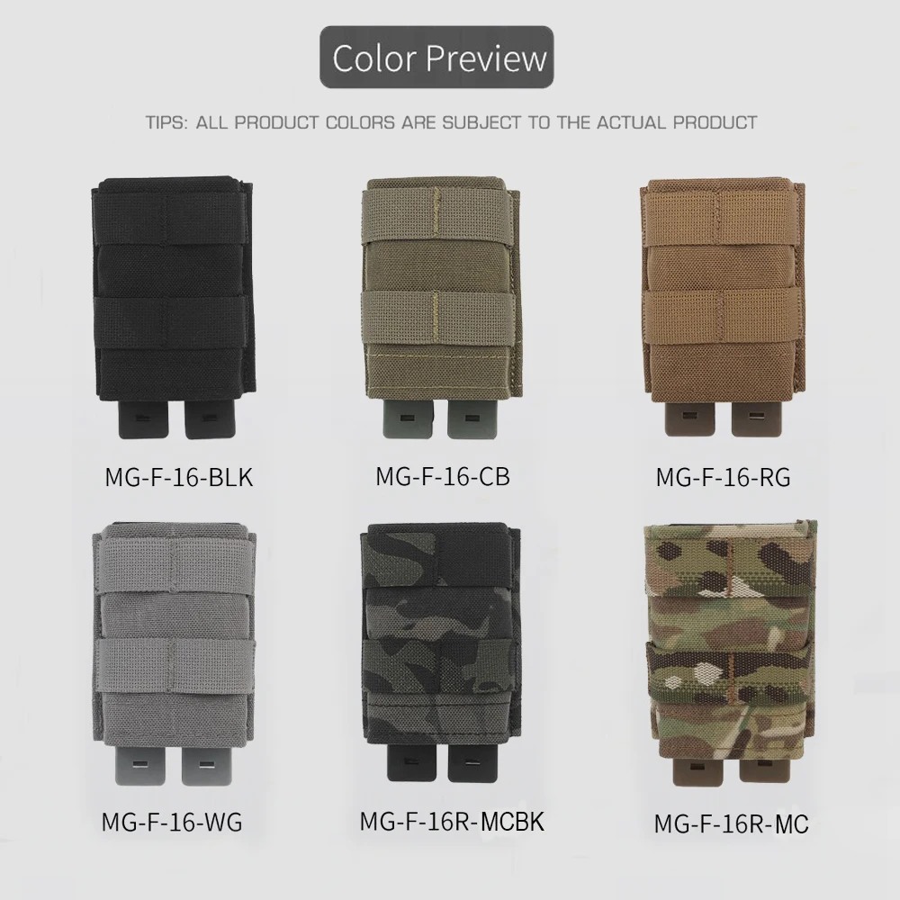 Portacargadores MOLLE mediano Kydex – Airsoft rifle caza - imagen 5