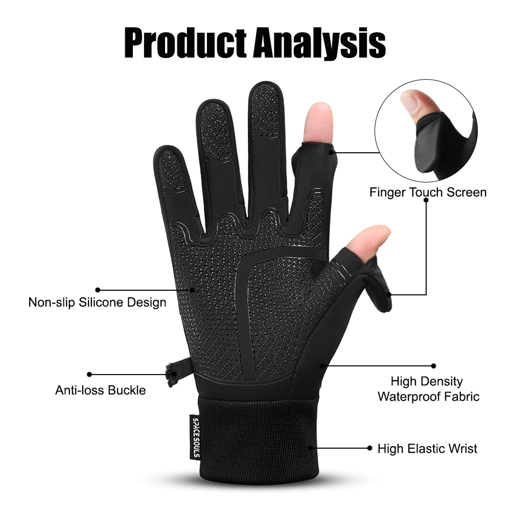 Guantes de invierno resistentes al viento