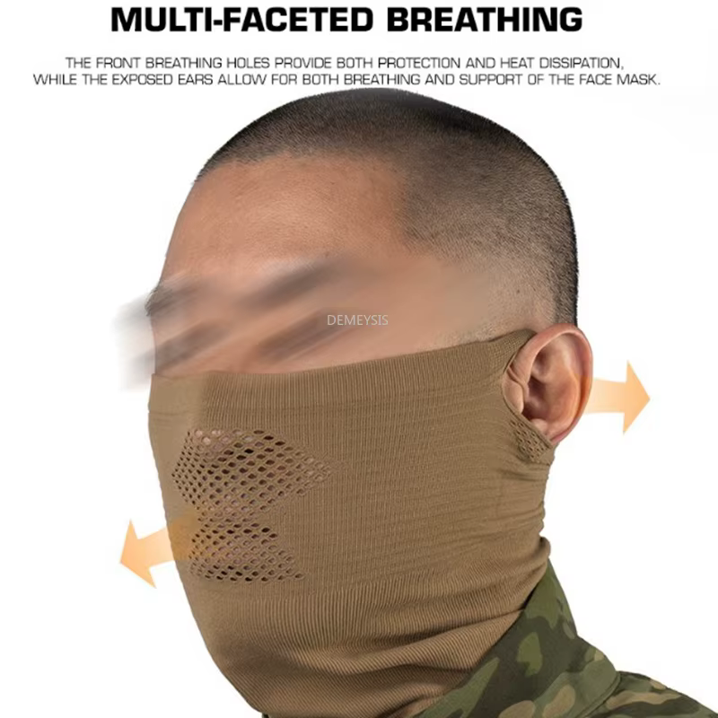 Máscara táctica airsoft malla acero con cubrecuello desmontable - imagen 5