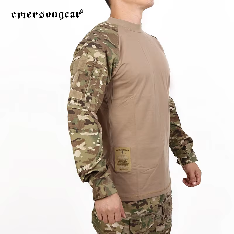 Emersongear MC: camisa de combate táctica camuflada manga larga - imagen 3