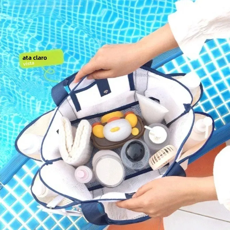 Bolsa impermeable de playa y piscina con bandolera compartimentada - imagen 5