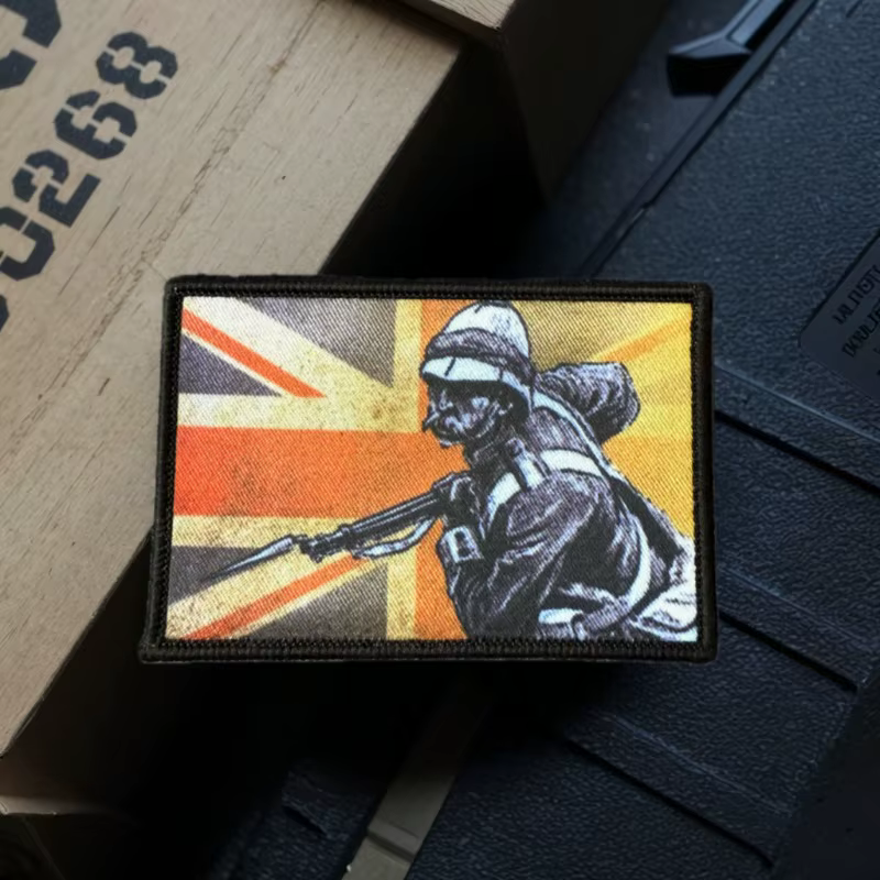 Parche táctico velcro Redcoat británico para uniforme militar - imagen 5