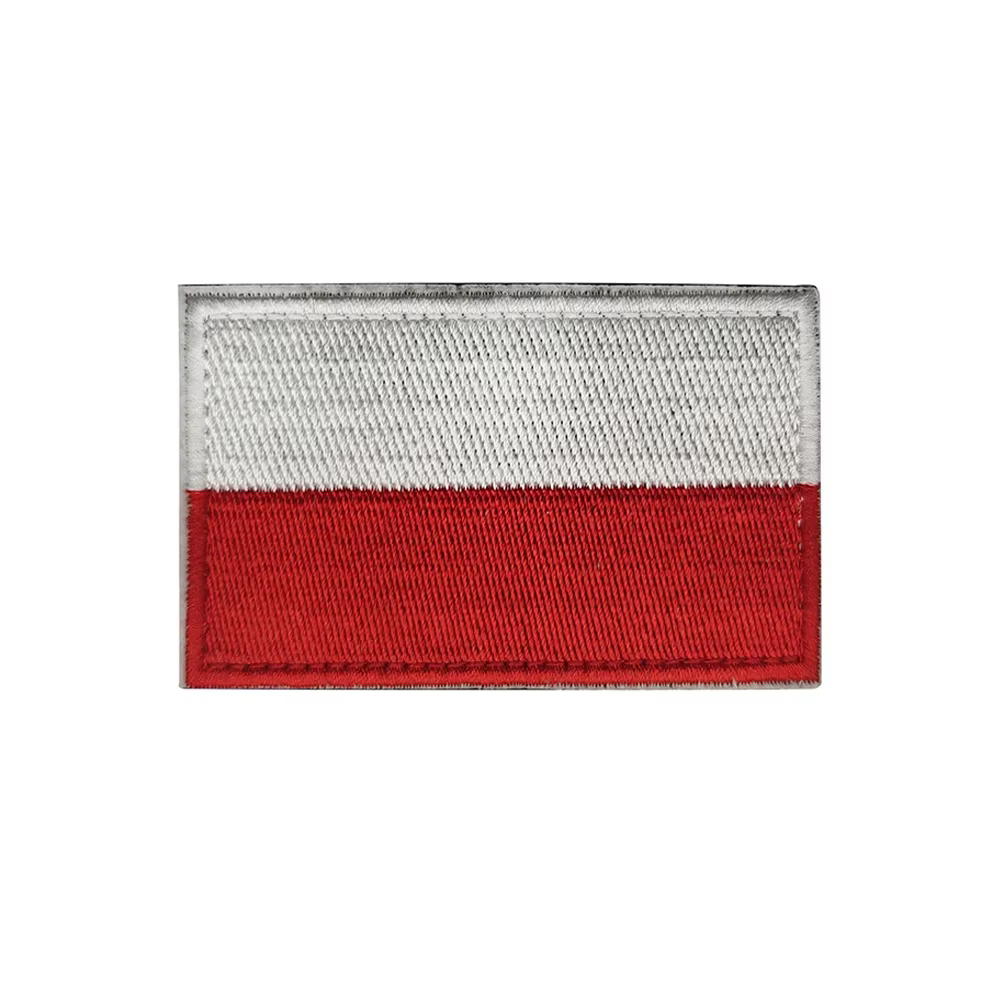 Parche reflectante Polonia IR – Bandera táctica militar PVC - imagen 3