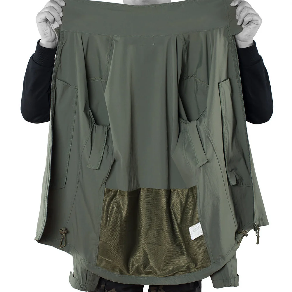 Chaqueta táctica Tr RG Light Cavalry softshell impermeable capucha - imagen 5