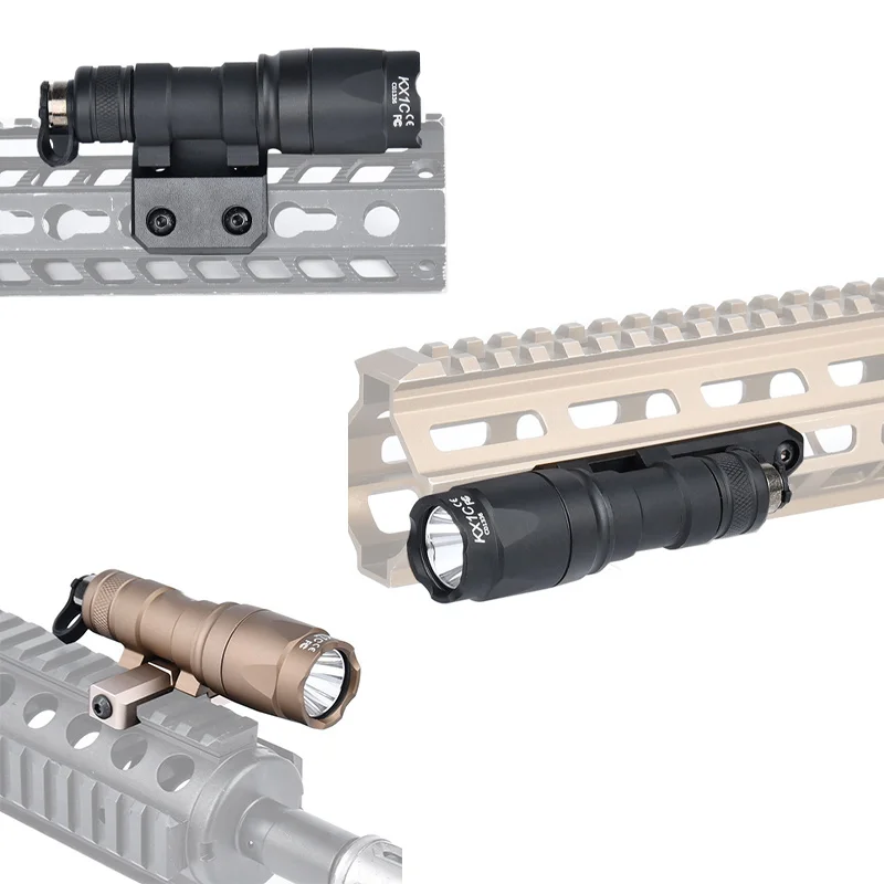 WADSN ARIS montaje offset para linterna SureFire M300 M600 - rail 20mm - imagen 5