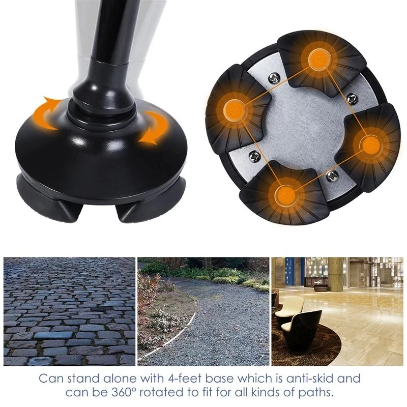 Bastón telescópico plegable con LED – Auxilio nocturno parasenderismo y emergencias