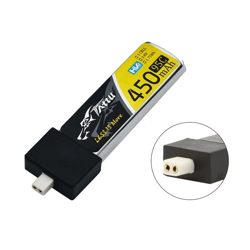 Batería LiPo TATTU 450mAh 95C 1S para dron quadcopter FPV - imagen 5