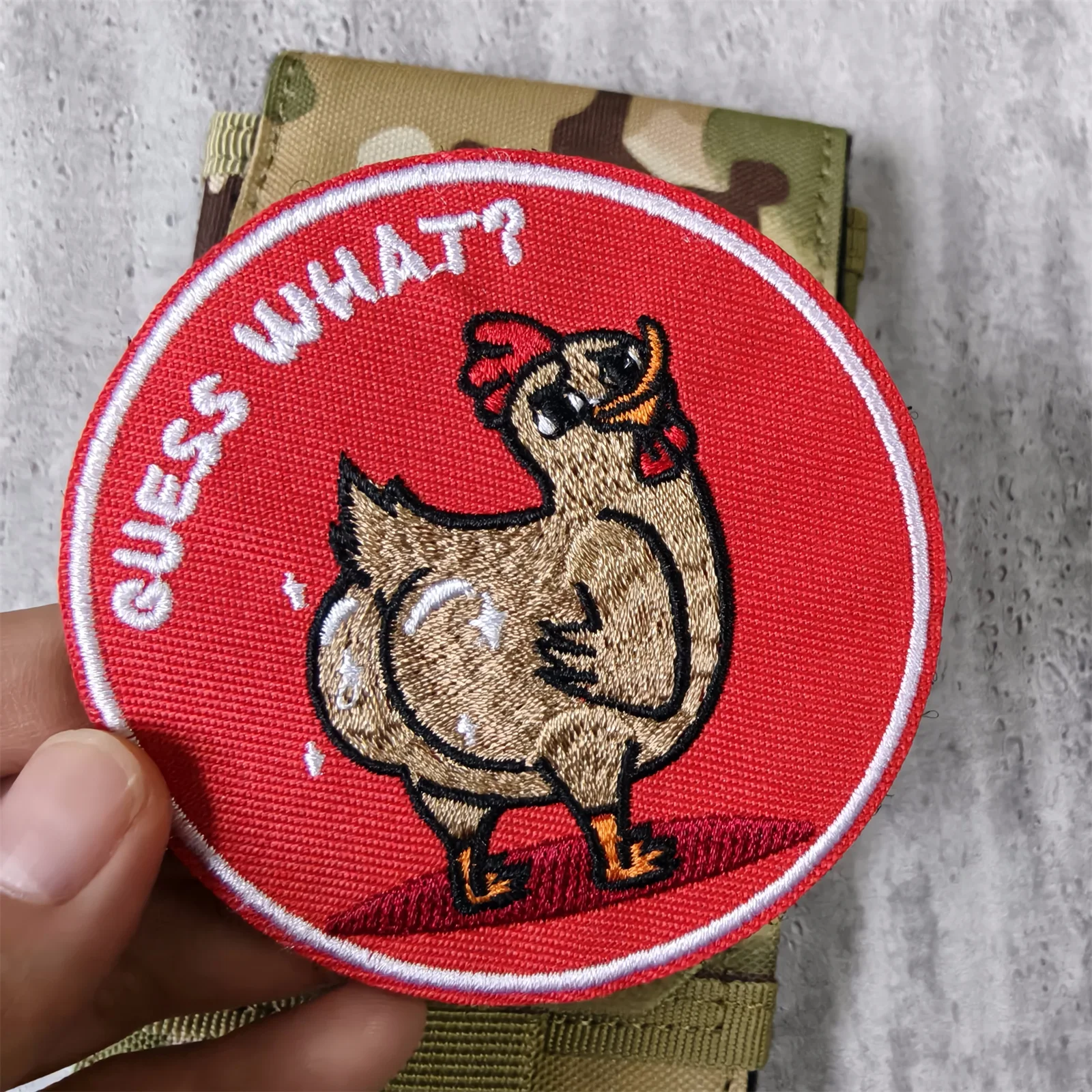 Parche de moral bordado de animales con velcro para equipo táctico - imagen 5