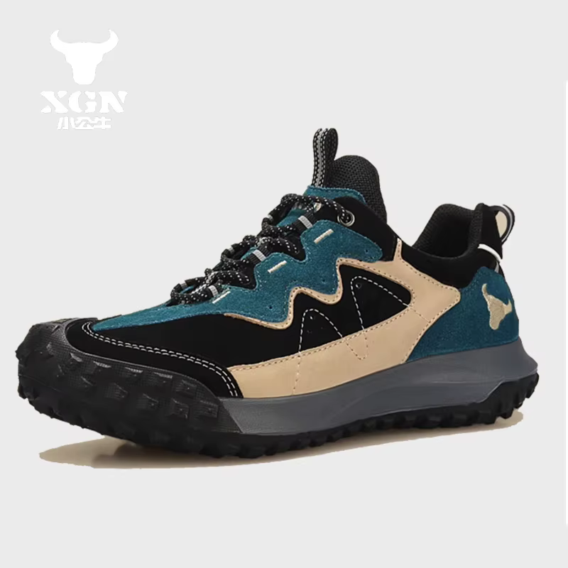 XGN Botas tácticas de piel impermeables para senderismo y caza