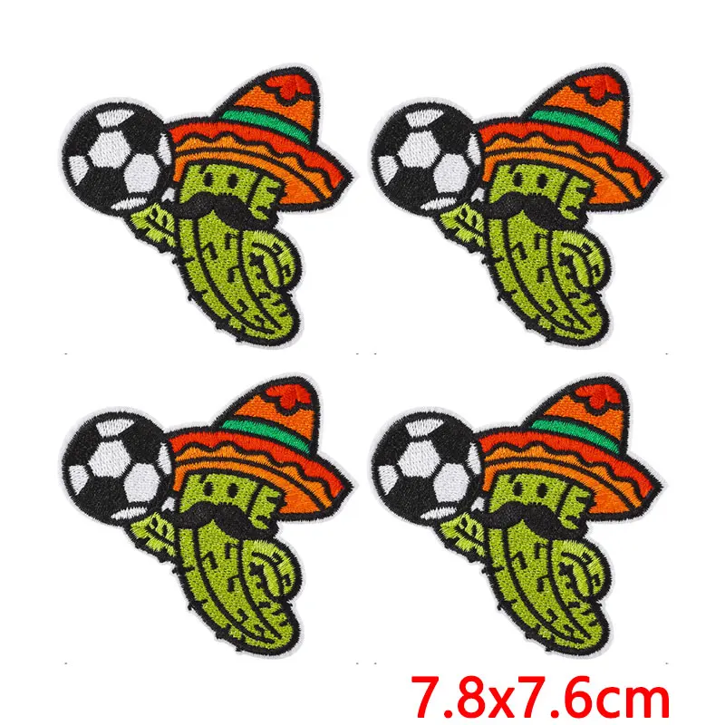 Parche termoadhesivo táctico cactus mexicano y letras para ropa