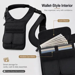 Bolsa táctica oculta bajo el brazo para herramientas MOLLE