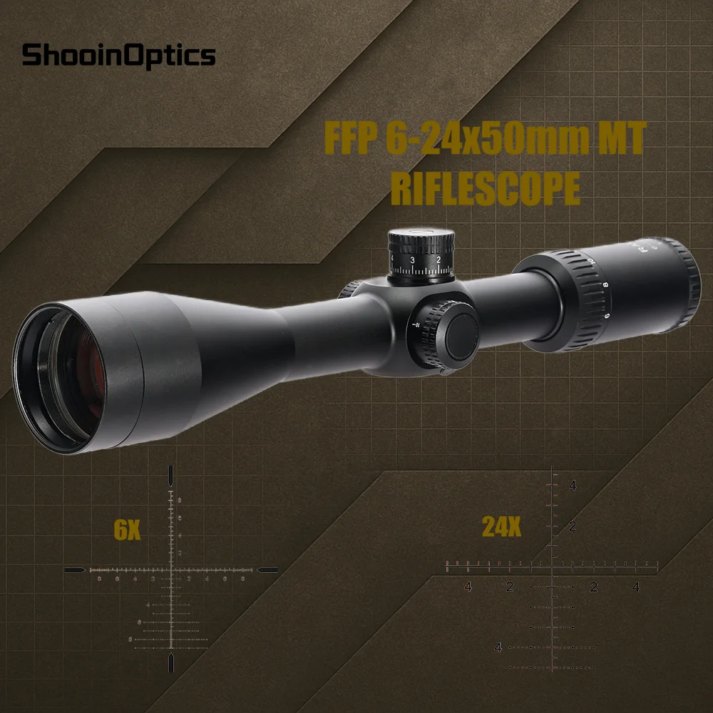 Shooin Optics mira telescópica FFP torretas precisión resistente golpes - imagen 4