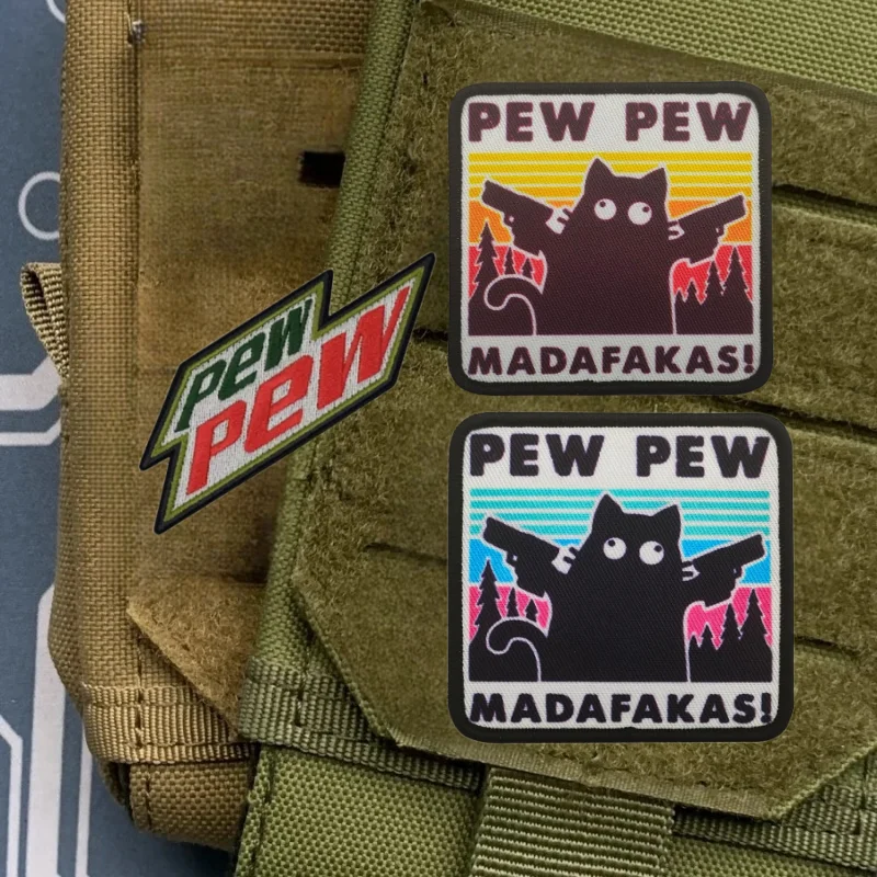Detalle del bordado Pew Madafakas
