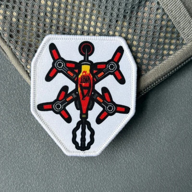 Parche táctico FPV moral con velcro para mochilas y ropa - imagen 5