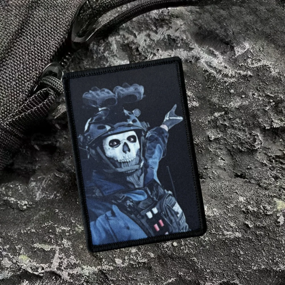 Parche táctico calavera Call of Duty – Chevron velcro mochila - imagen 5