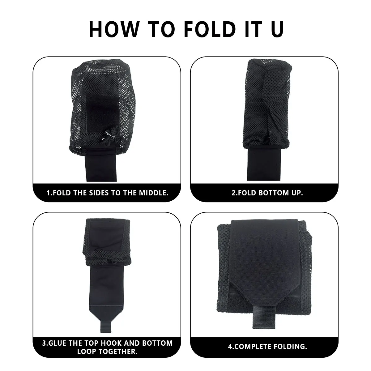 Dump pouch táctica enrollable nylon 500D para cargadores - imagen 3