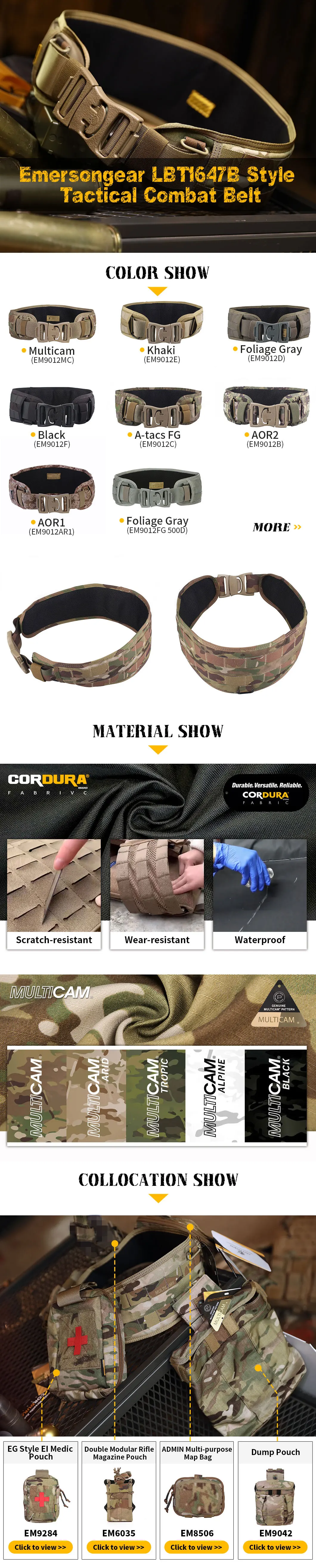 Cinturón MOLLE