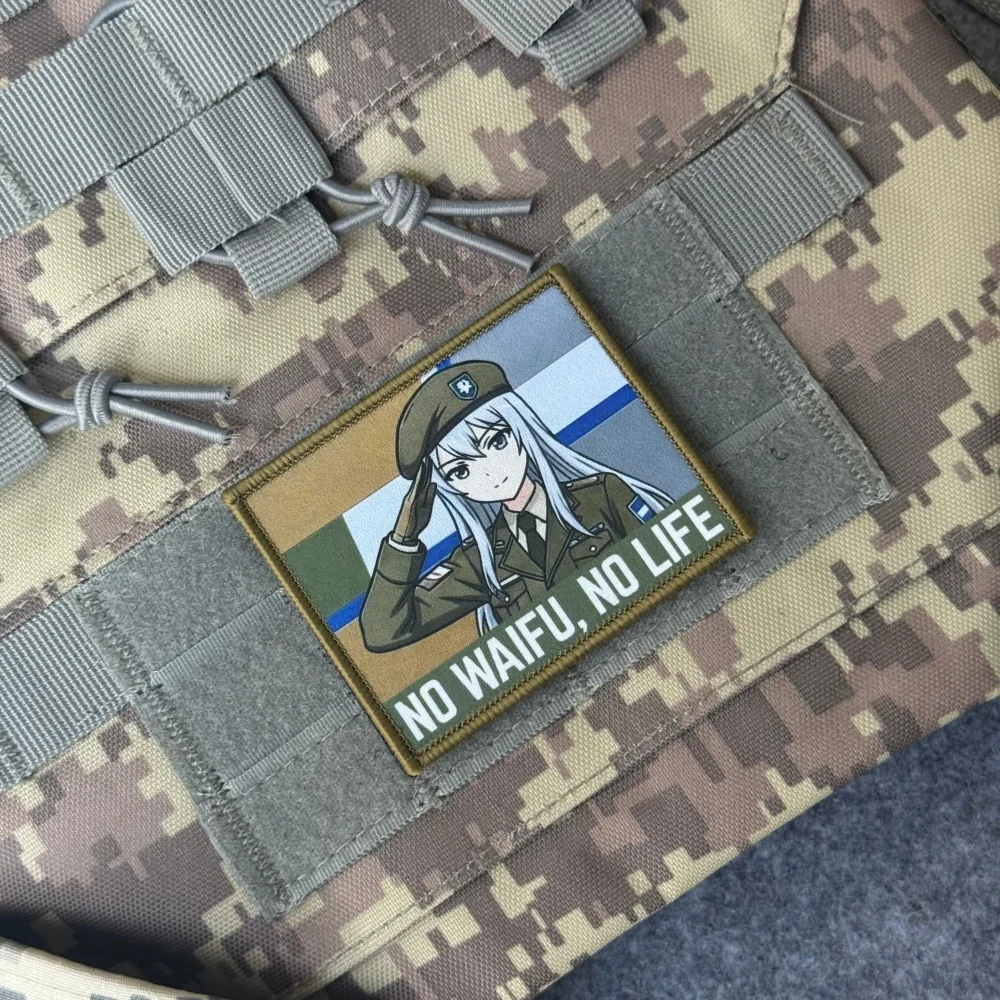 Parche táctico anime con gancho y bucle para mochila militar - imagen 5