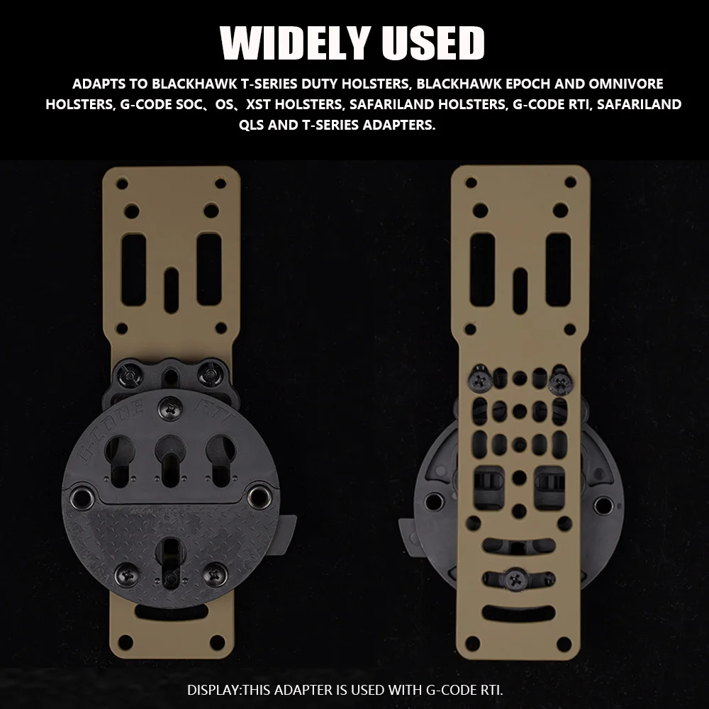 Base adaptadora modular G-Code para fundas pistola Airsoft QLS - imagen 5