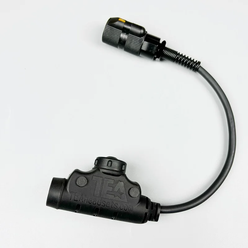 Vista del conector y la cabeza plana