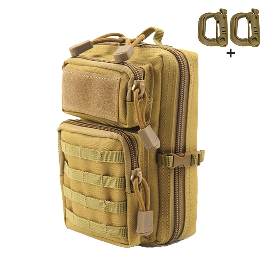 Bolso bandolera táctico vertical con apertura amplia y bolsillos - imagen 4