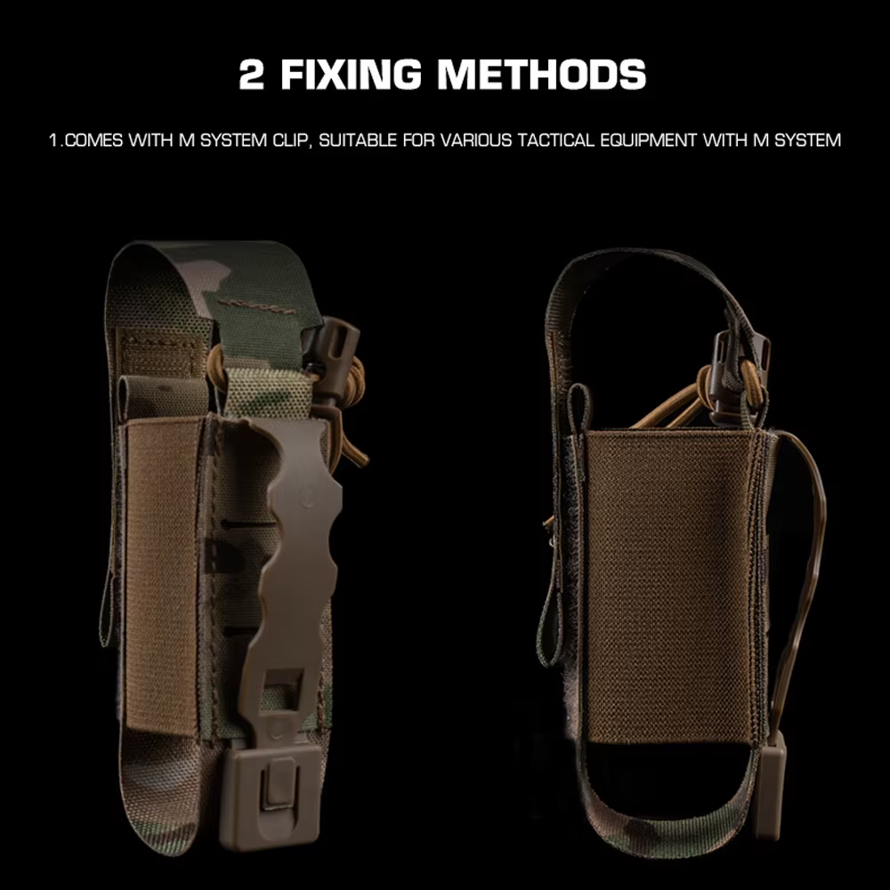 Bolsa MOLLE portagranadas – Soporte cinturón táctico y torniquete - imagen 3