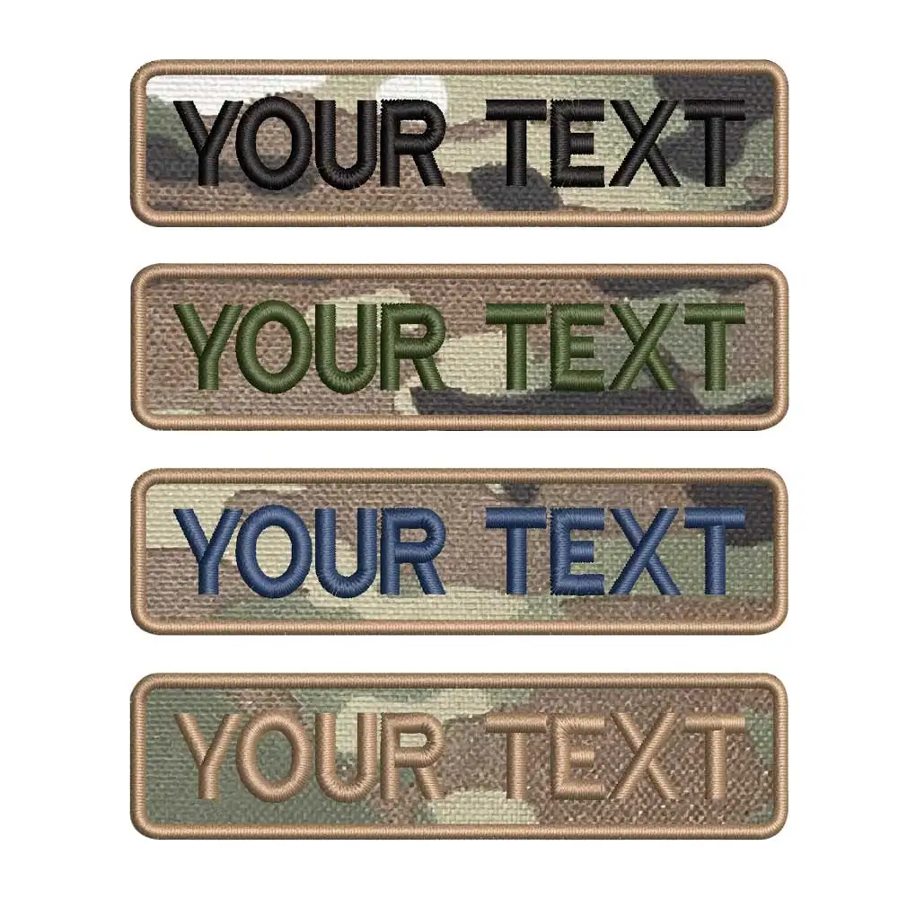 Parche bordado camuflaje personalizado con velcro gancho y bucle - imagen 5