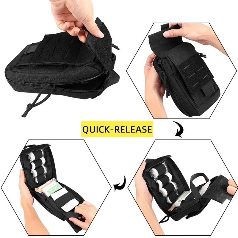 Botiquín Táctico MOLLE CLUSGO – Sistema Modular para Chalecos - imagen 4