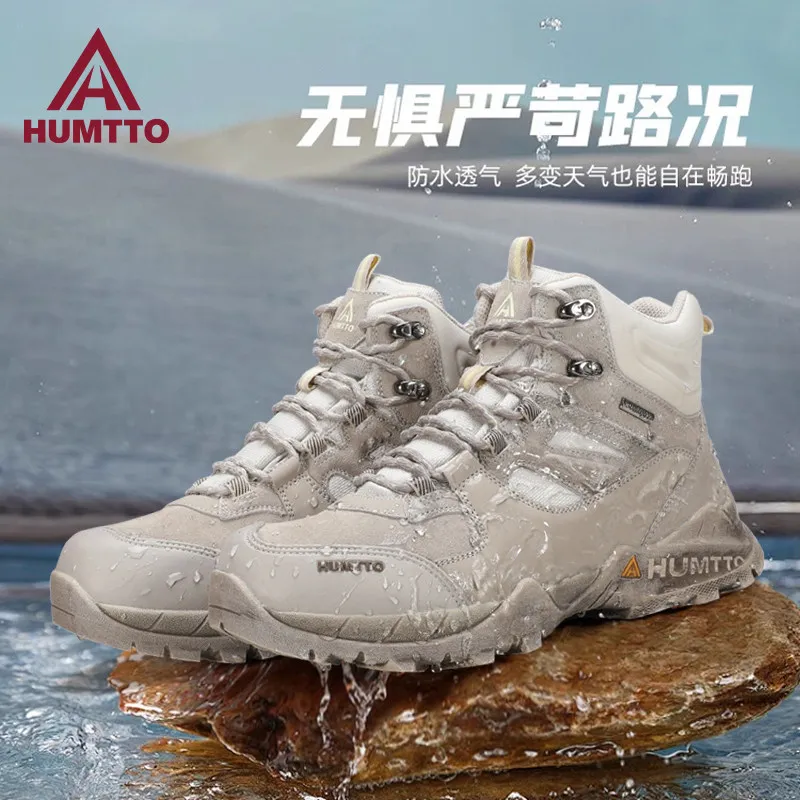 Botas senderismo impermeables HUMTTO hombre invierno outdoor trekking - imagen 2