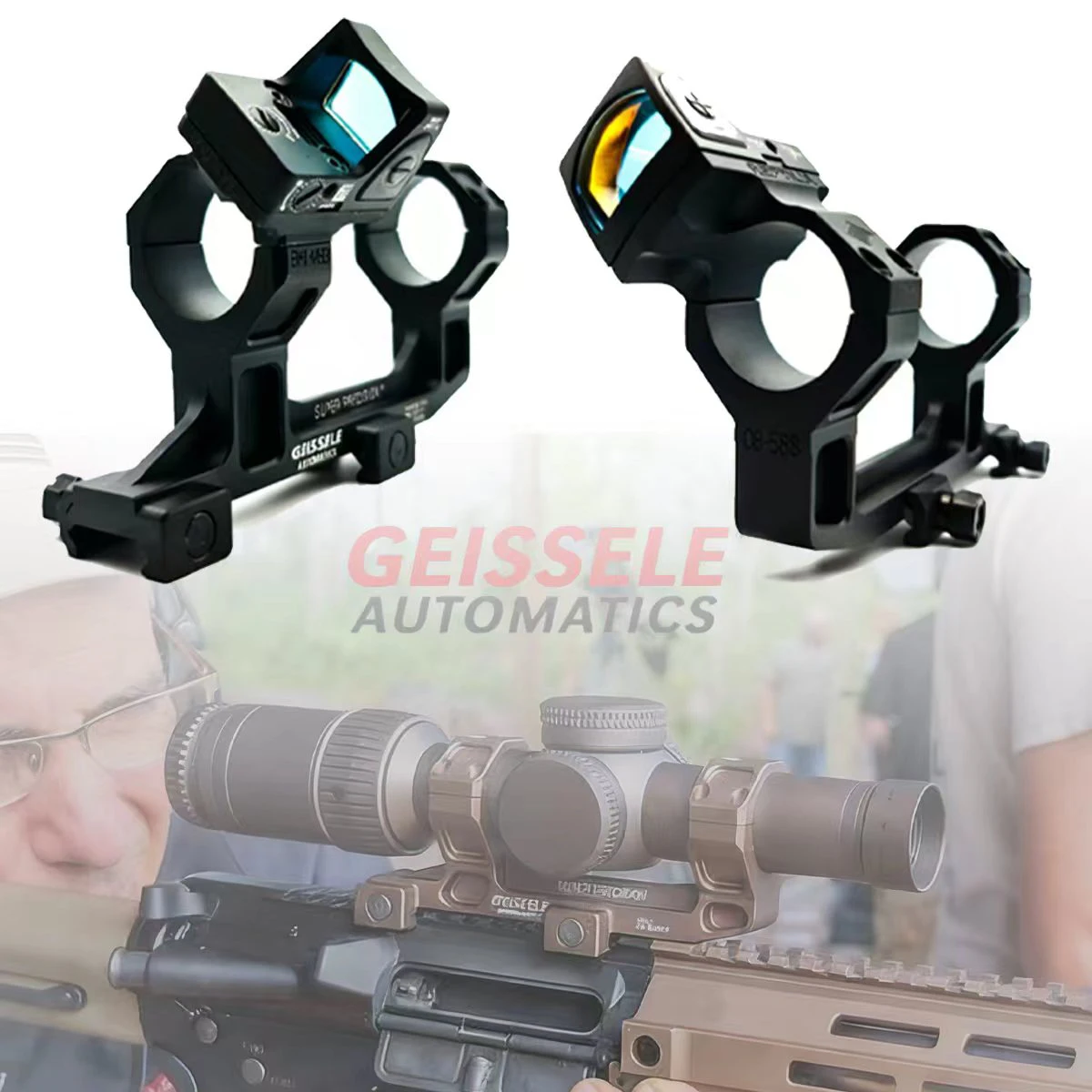 Montura óptica cantilever GEISSELE para Picatinny AR-15 M4 30 mm - imagen 3