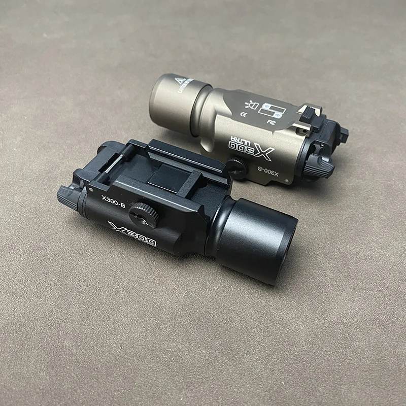 Linterna táctica SF X300B de riel Picatinny, luz LED blanca