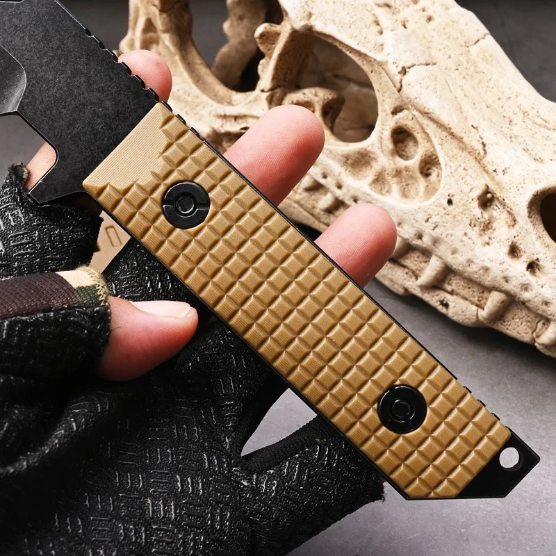 Cuchillo de bolsillo de acero inoxidable de alta dureza para uso outdoor y barbacoa - imagen 4