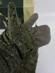 Guantes tácticos lana algodón color desierto para abrigar manos
