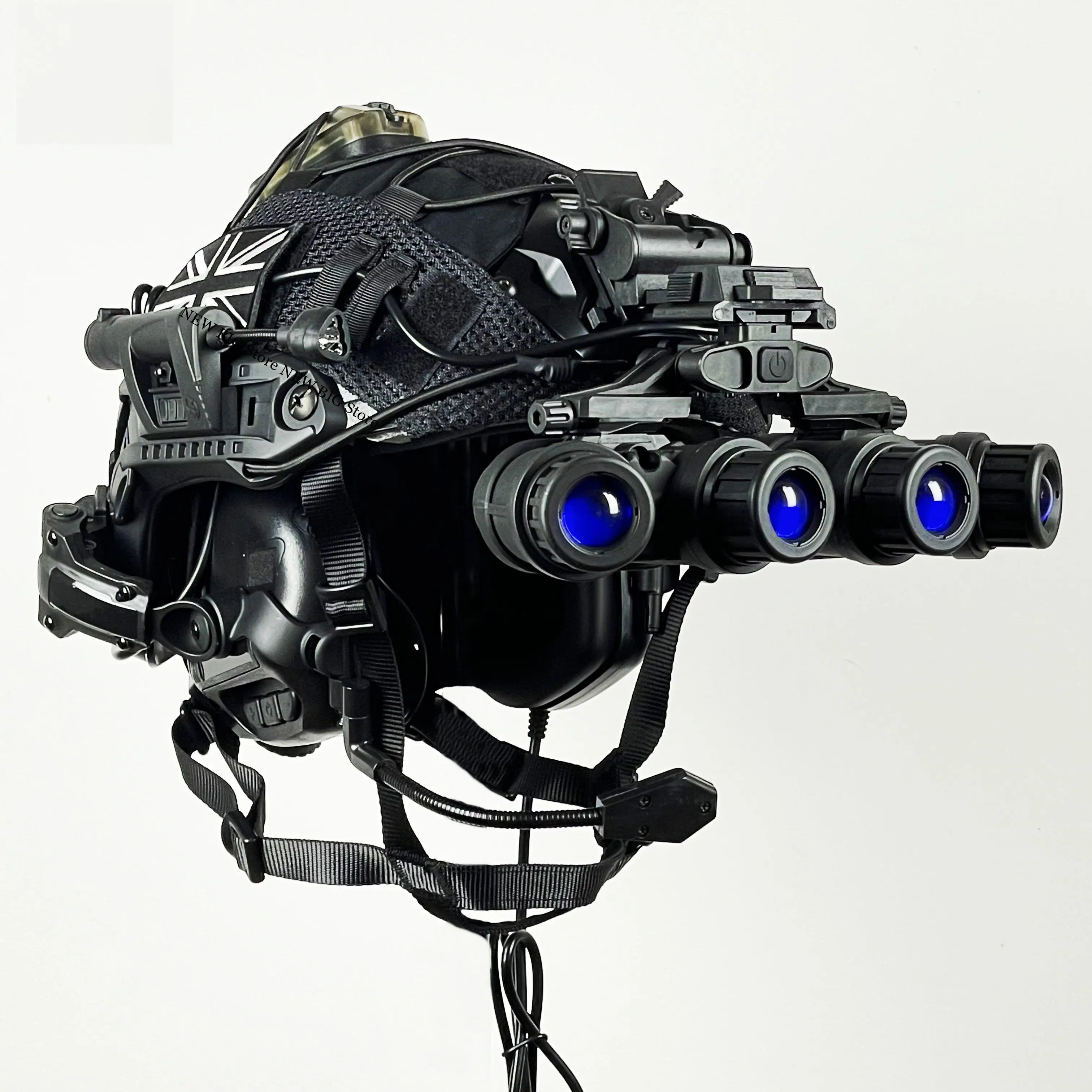 Casco táctico FAST Wargame Design con visor nocturno abatible - imagen 3
