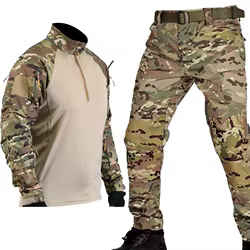 Uniforme táctico camuflaje resistente al desgaste para airsoft hombre