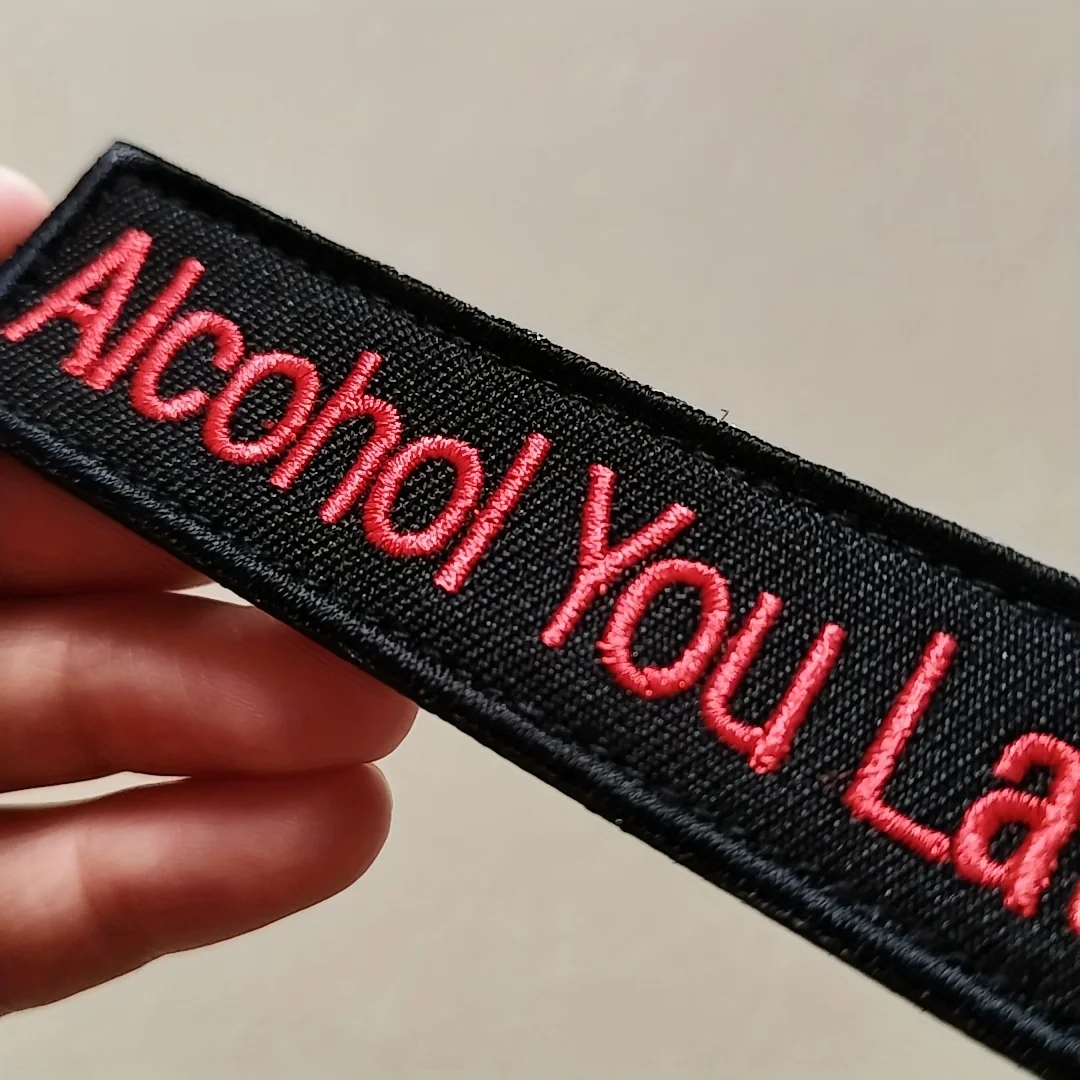 Parche bordado alcohol – Accesorio táctico para sistema MOLLE - imagen 4