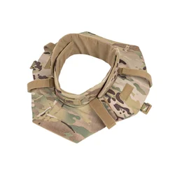 YDONG Chaleco Táctico Negro y Gris con Protección Cervical y Hombros